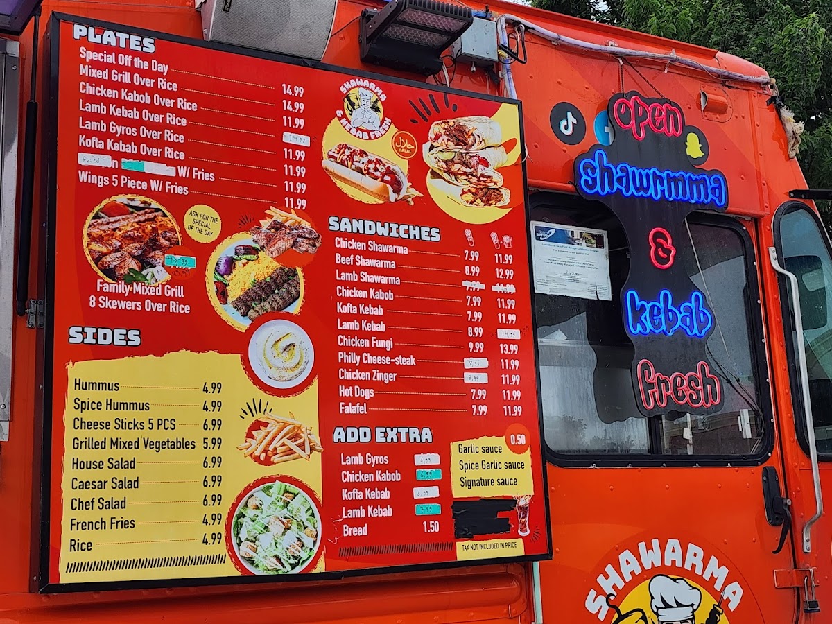 Shawarma & Kebab Fresh Menu - Image 2