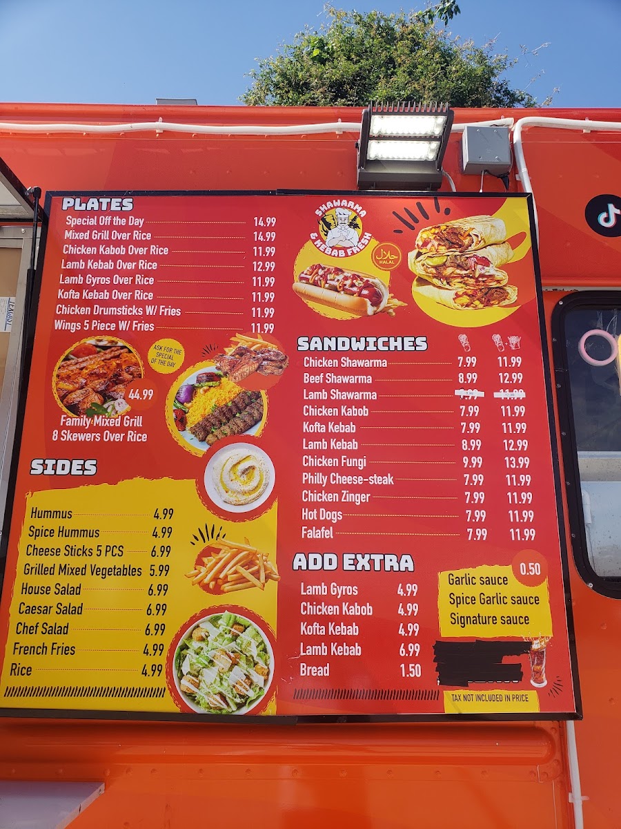 Shawarma & Kebab Fresh Menu - Image 4